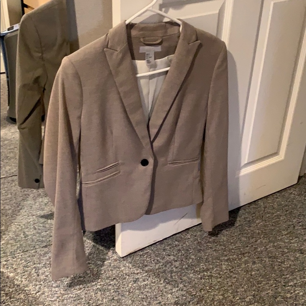H&M tan blazer